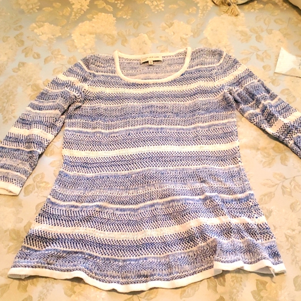Jones New York open weave sweater